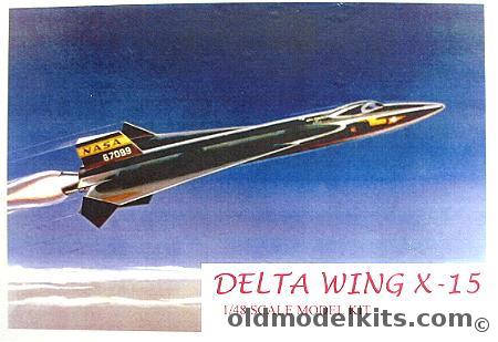 Action 1/48 Delta Wing X-15 plastic model kit